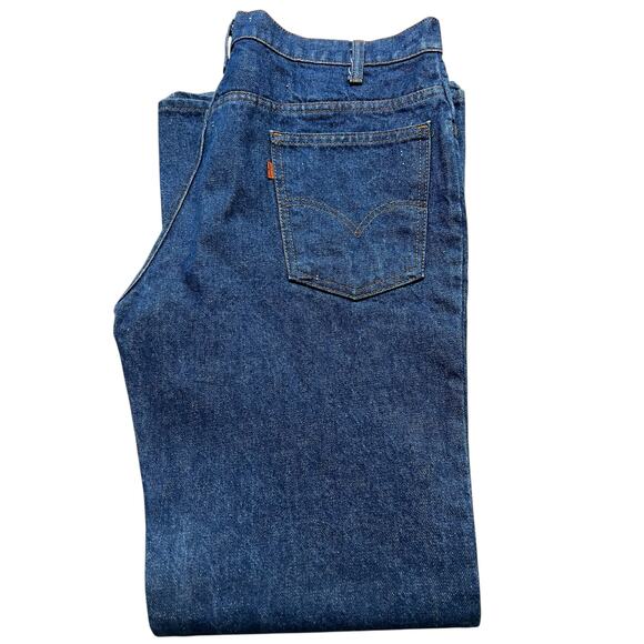 Vintage Levi’s 684 Bell Bottom Jeans Super Flare W38 L32 Orange Tab 70s Retro - Picture 15 of 16